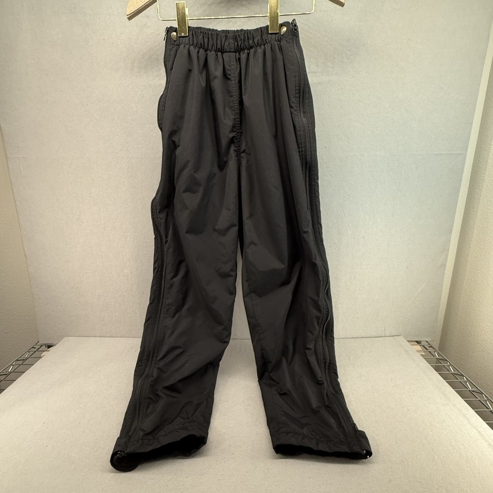 VTG‎ L.L. Bean Thinsulate Insulated Ski Pants Womens S Small Full Zip Black Snow